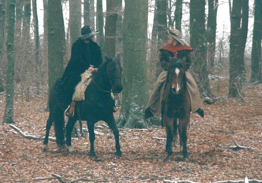 mittelalter reiter ross