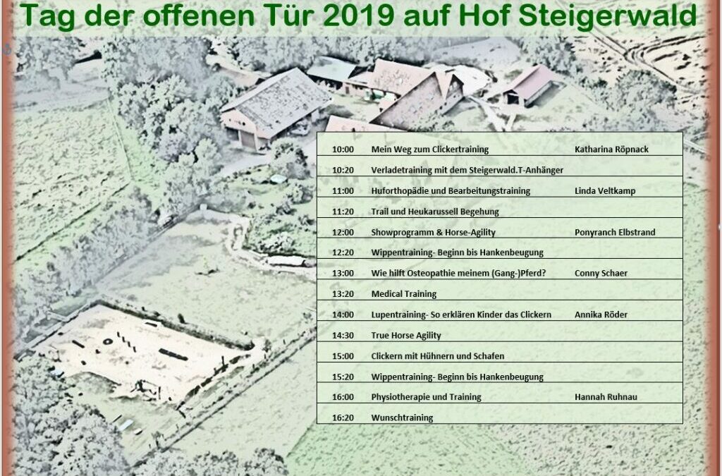 Tag der offenen Tür 2019 am 08.09.2019